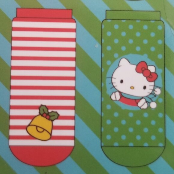 Hello Kitty 6 pack No Show Socks - Picture 8 of 9